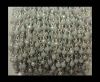 Rosary chains with glass beads -Light Grey