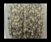 Rosary chains with glass beads -Meridian White