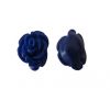 Rose Flower-12mm-Dark Blue