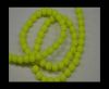 Round Glass beads 8mm - Neon Yellow