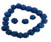 Leather Beads -12mm-Blue