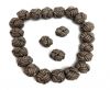 Leather Beads -12mm-Taupe 
