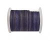 Round Leather Cord 4mm- Vintage Purple