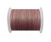 Round Leather Cord - 1.5 - Metallic Rose
