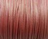 Round Leather Cord -1mm- SE Metallic Pink