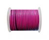 Round Leather Cord -5mm - SE R Fuchsia