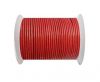 Round Leather Cord 1,5mm - METALLIC RED