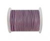 Round leather cord 2mm-PASTEL PURPLE