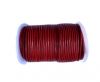 Round Leather Cord  SE-RED - 1mm