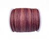 Round Leather Cord-1,5mm- VINTAGE Fucsia