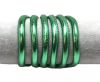 Round stitched nappa leather cord-6mm-Green