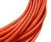 Round stitched nappa leather cord Light Red-4mm