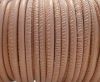 Round stitched nappa leather cord Nude-2,5mm