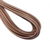 Round Stitched Nappa Leather Cord-4mm-salmon