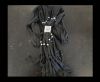 Scarf With Beads Style4-Black