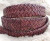 Oval Braided Leather Cord-19mm-se-pb-21