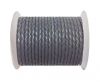 Round Braided Leather Cord-SE-01-4mm