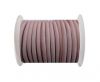 Round Leather Cord SE- Light Pink-5mm
