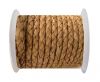 Round Braided Leather Cord SE/DB/21-Vintage Beige - 3mm