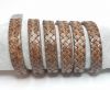 Oval Braided Leather Cord-10 by 5mm - SE_PB_103