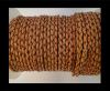 Round Braided Leather Cord SE/PB/14-Mahogany - 3mm