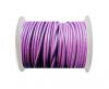 Round Leather Cord SE/R/Violet - 2mm