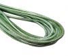 Round Stitched Nappa Leather Cord-4mm-shiny resed green