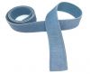 Hair-On Leather Belts-Sky Blue