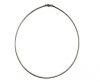 Stainless steel necklace SSP 715 thickness1.5, 40mm Silver