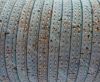 Cork Flat-Stitched-5mm-light blue