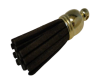 Tussels-Suede-Gold Caps-Coffee-30mm