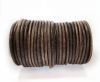 Round Leather cords  2,5mm - Vintage Brown