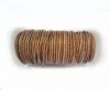 Round leather cord-2mm-Vintage Dark Natural