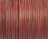 Round Leather cords  2,5mm - Vintage Red