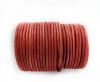 Round Leather cords  2,5mm - Vintage Red