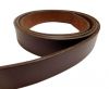 Vintage Style Flat Leather-20mm-Tan 