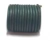 Round Leather Cord - 5mm - Vintage Turquoise