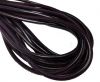 Round Stitched Nappa Leather Cord-4mm-violet
