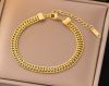 Gold plated stainless steel Bracelets - 15