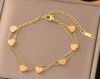 Gold plated stainless steel Bracelets - 18