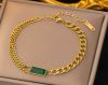 Gold plated stainless steel Bracelets - 28