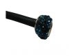 Zamak magnetic claps MGL-165-6mm-blue zircan