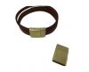 Zamak magnetic claps MGL-298-15*3mm-Matt Gold