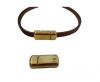 Zamak magnetic claps MGL-314-6*2.5MM-Gold