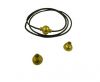 Zamak magnetic claps MGL-4-3MM-GOLD MATT