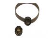 Zamak magnetic clasp MGL-237-10*2,5mm Antique Gold