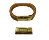 Zamak magnetic clasp ZAML-14-10*5mm-Gold