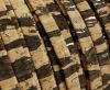 Cork Flat-5mm-Zebra with gold flecks