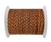 Round Braided Leather Cord SE/B/14-Bordeaux - 3mm
