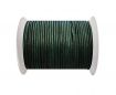 Round Leather Cord -1mm - SE Apple Green